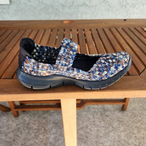 Bernie Mev European Slip-On Comfort Mary Jane Shoes Size EU 38 US 7-7.5 Grip - Picture 3 of 13